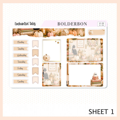 Enchanted Tales • A5 Weekly Dashboard Kit