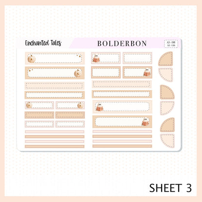 Enchanted Tales • A5 Weekly Dashboard Kit
