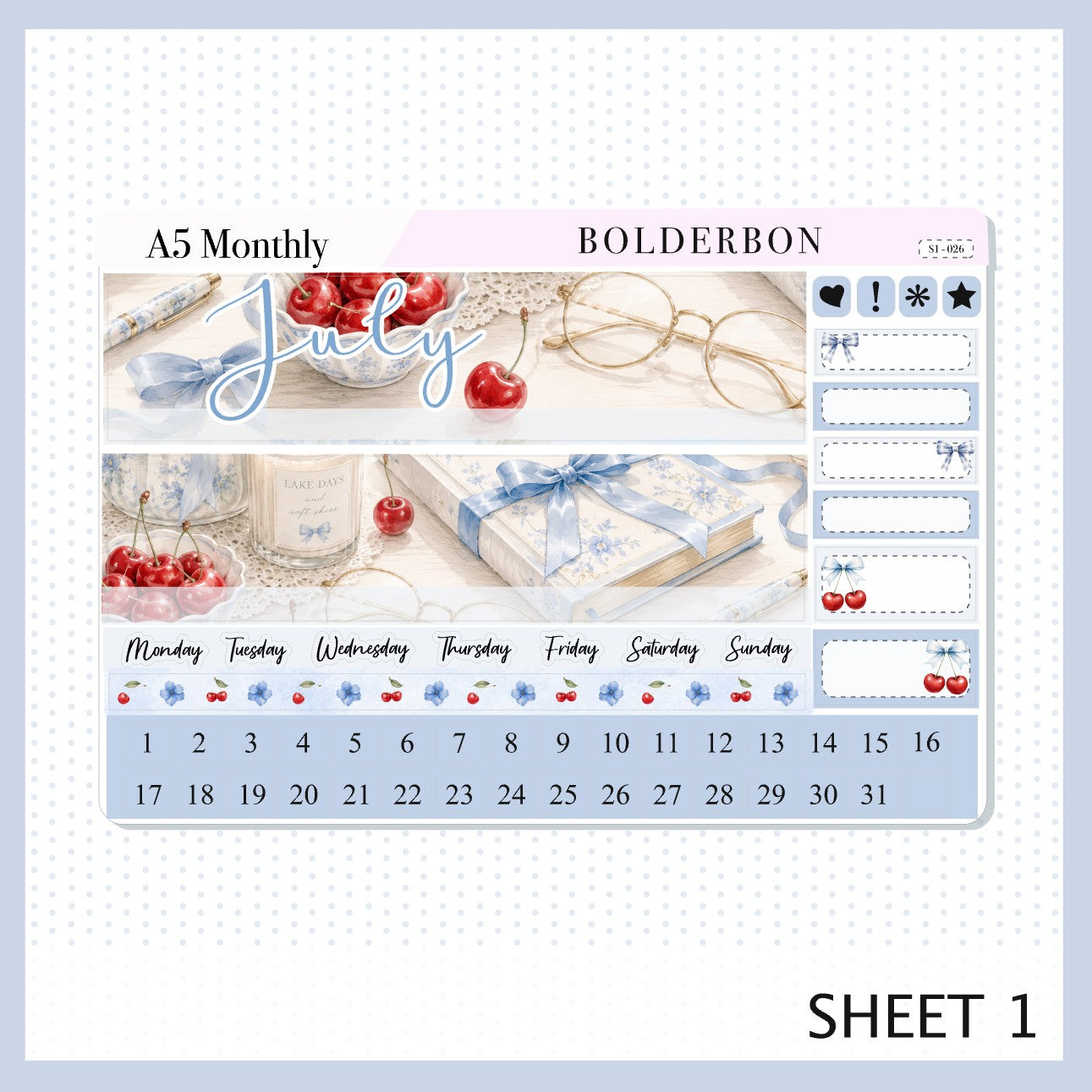 July • A5 EC Monthly