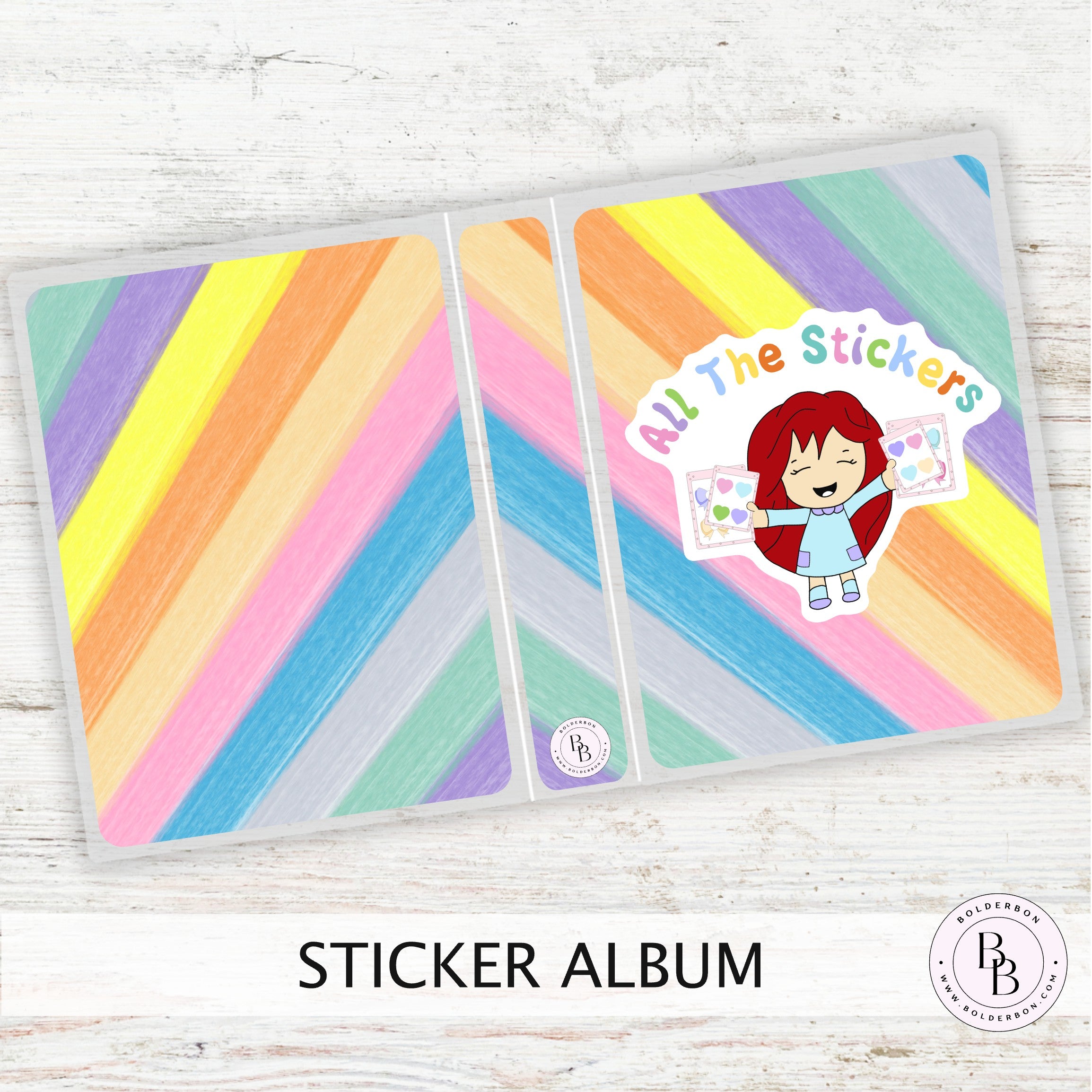 ALL THE STICKERS || Sleeve Sticker Album – Bolderbon