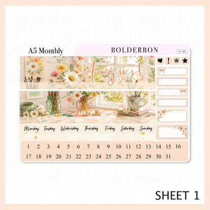 August • A5 EC Monthly