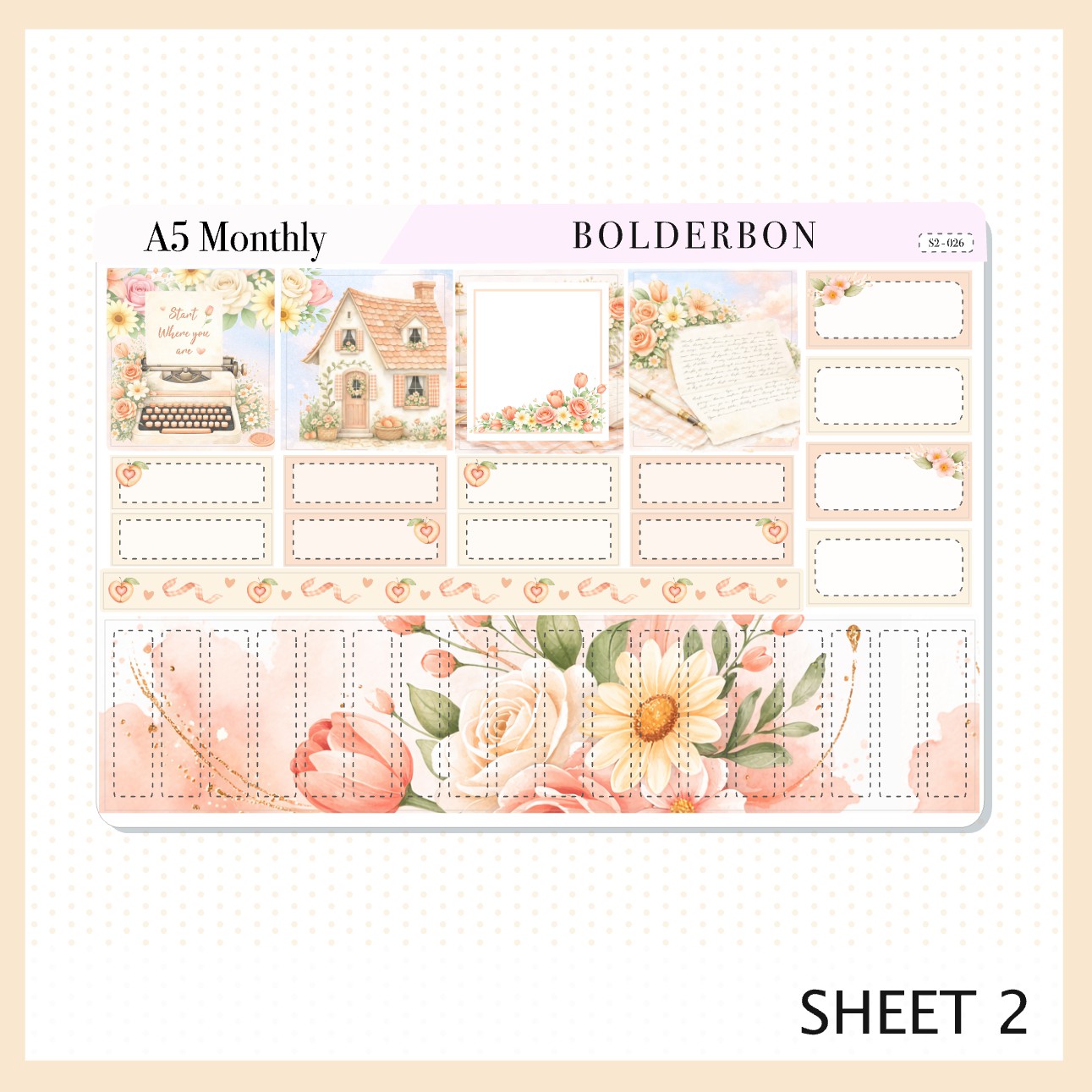 MAY A5 MONTHLY KIT || Planner Stickers for Erin Condren