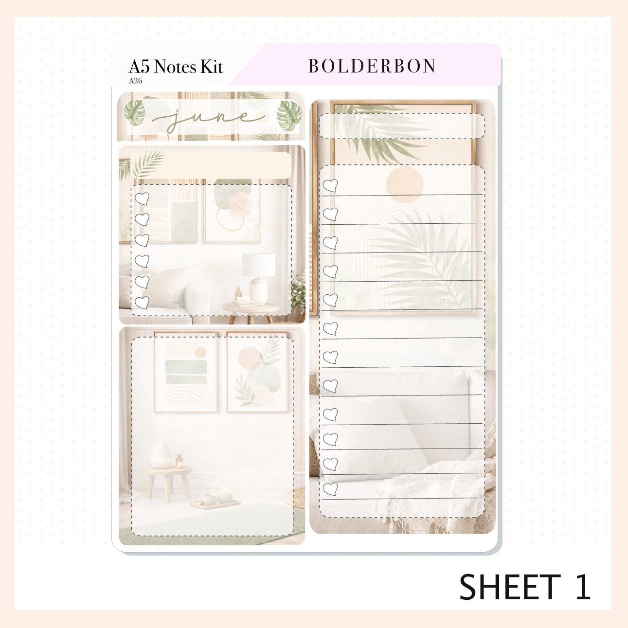 JUNE • A5 EC Notes Kit