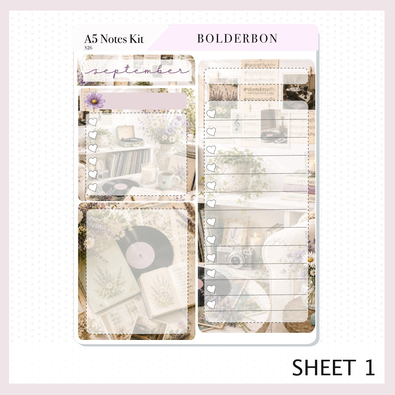 September • A5 EC Notes Kit