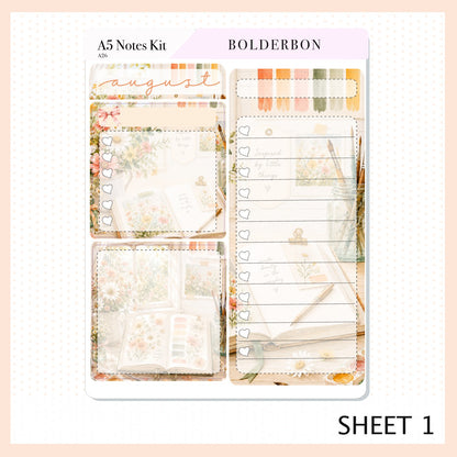 August • A5 EC Notes Kit
