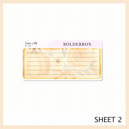 OCTOBER A5 Notes Kit || New Layout 2025/2026, Planner Sticker Kit for Erin Condren Planners, Autumn Light Theme