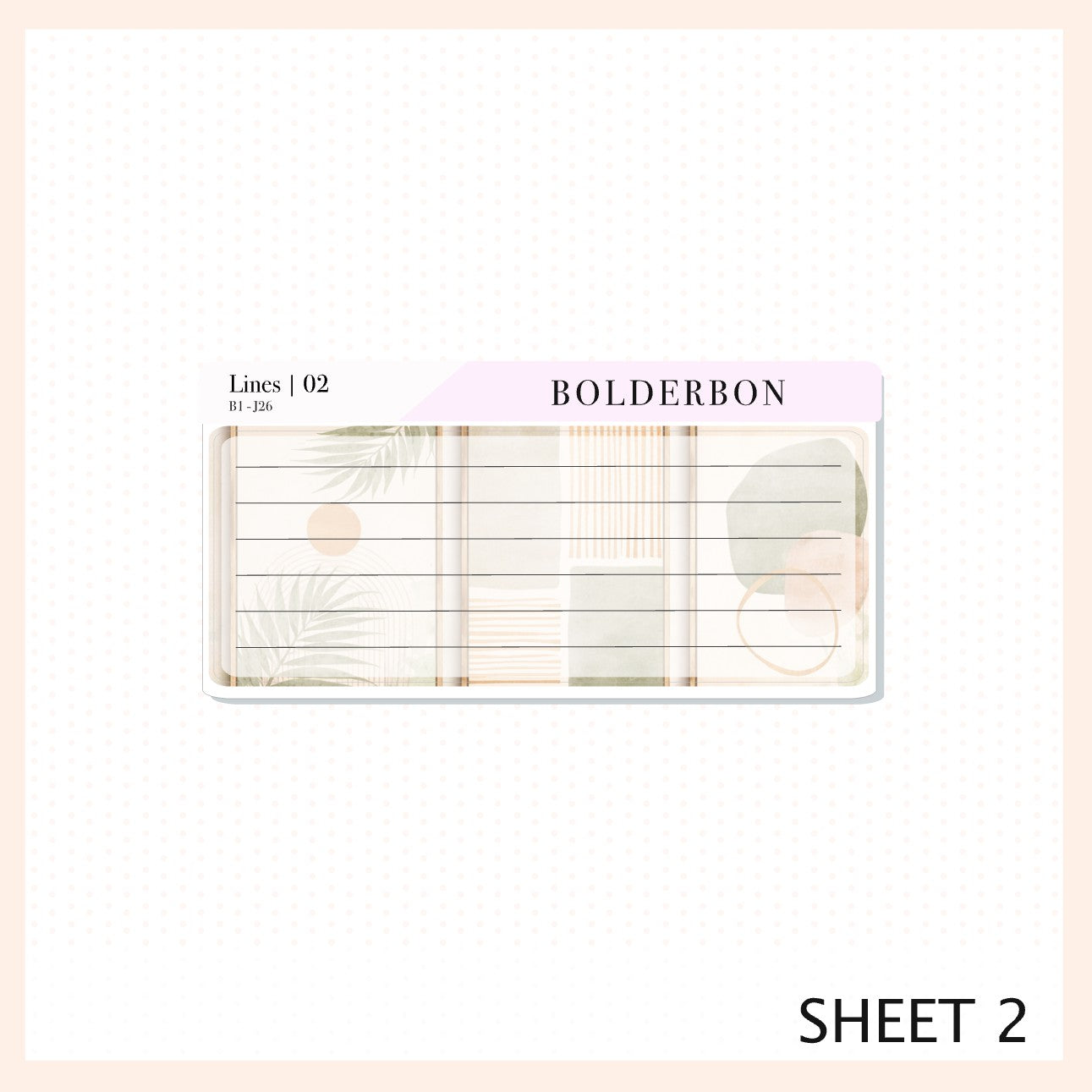 JUNE • A5 EC Notes Kit