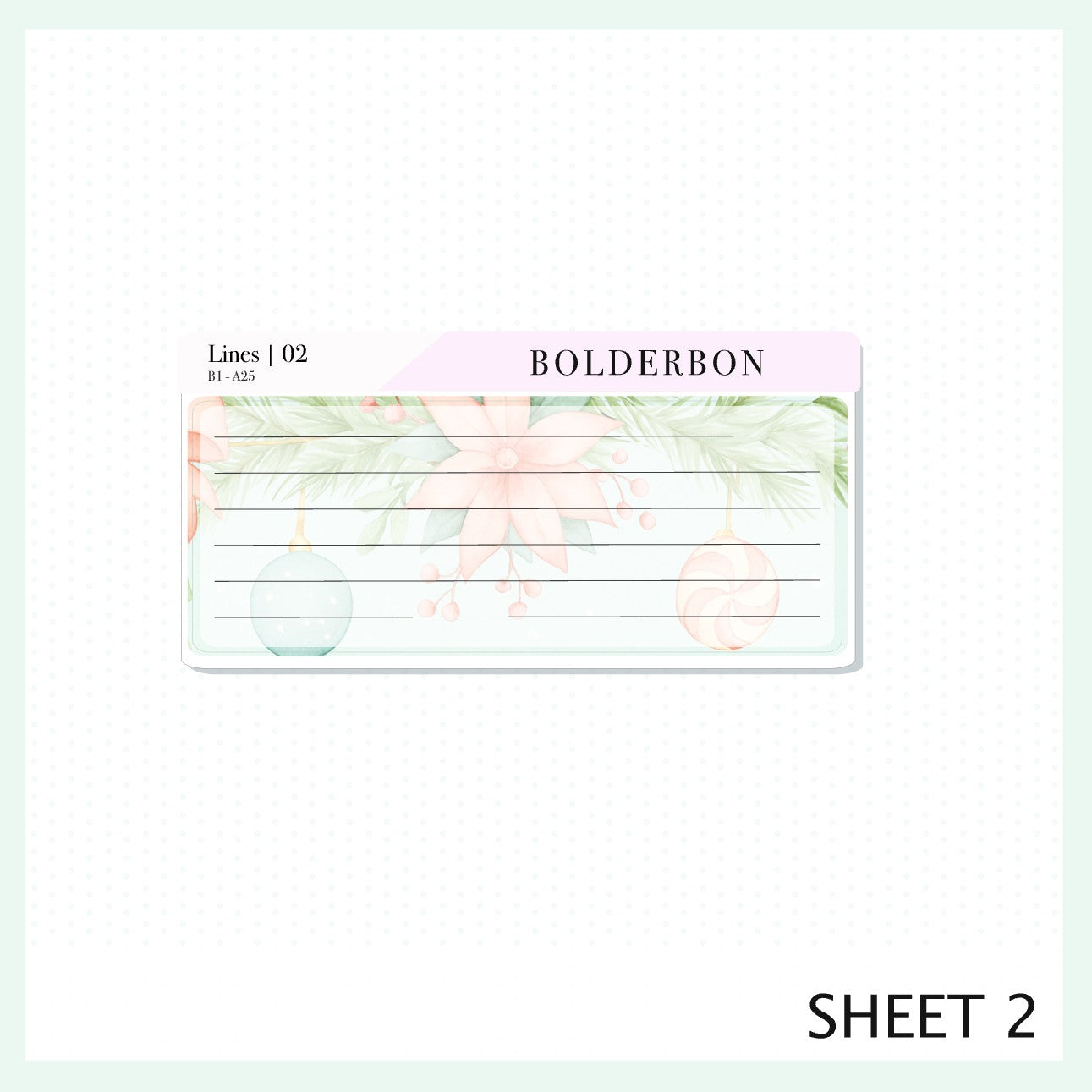 DECEMBER A5 Notes Kit || New Layout 2025/2026, Planner Sticker Kit for Erin Condren Planners, Candy Lane Theme