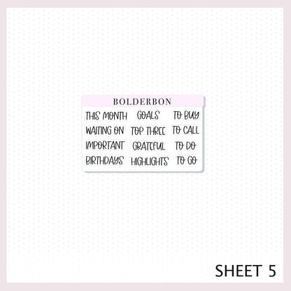 September • A5 EC Notes Kit