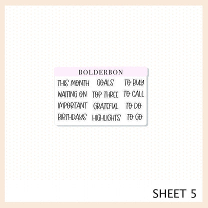 December • A5 EC Notes Kit