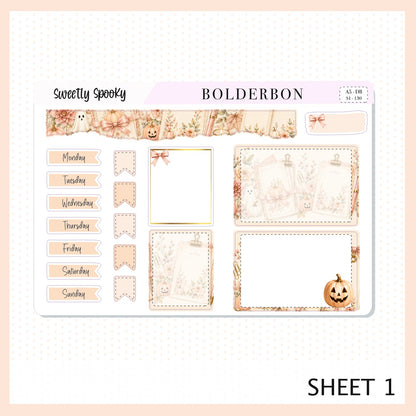 Sweetly Spooky • A5 Weekly Dashboard Kit