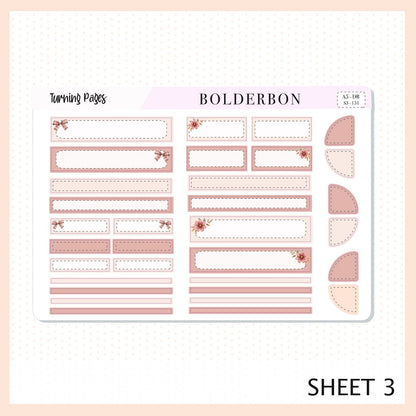 Turning Pages • A5 Weekly Dashboard Kit