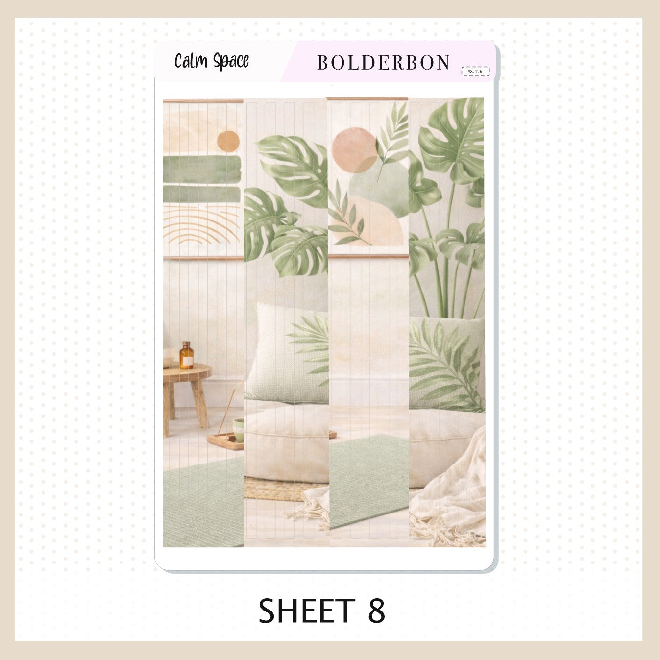 Calm Space • Journal Sticker Kit