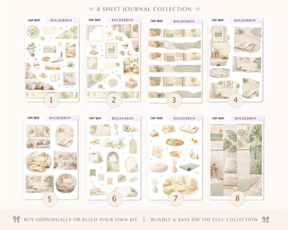 Calm Space • Journal Sticker Kit