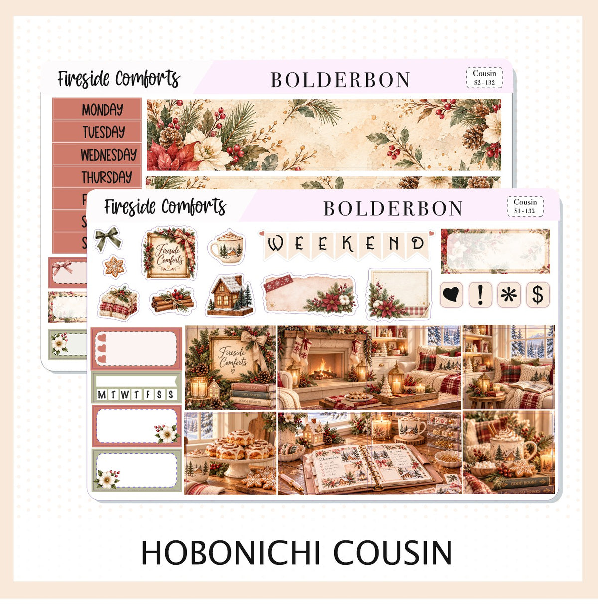 Fireside Comforts • Hobonichi Cousin