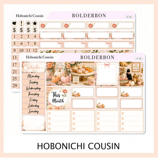 October • Hobonichi Cousin