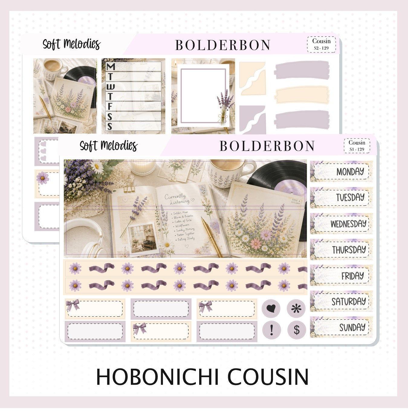 Soft Melodies • Hobonichi Cousin