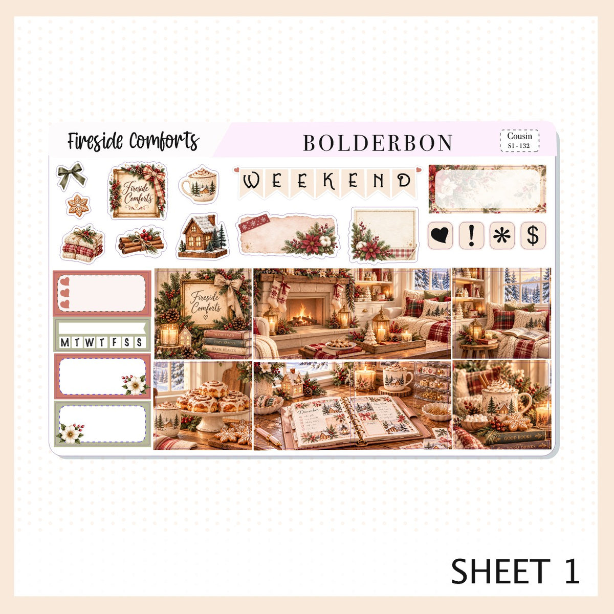 Fireside Comforts • Hobonichi Cousin