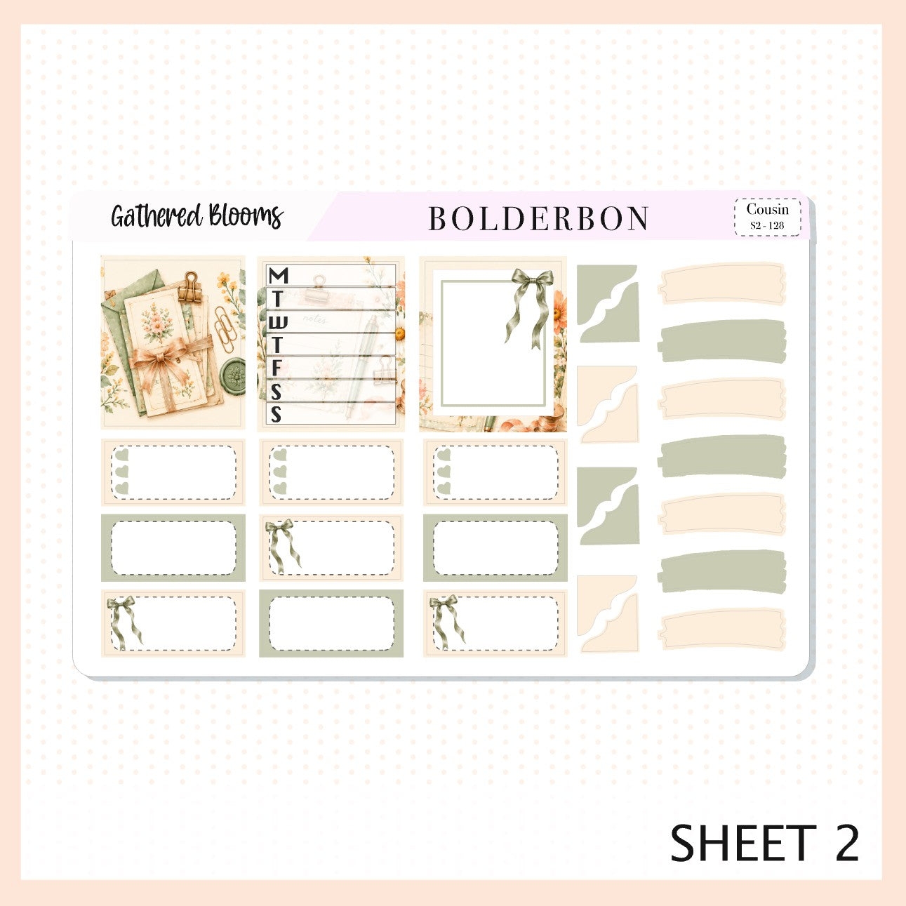 Gathered Blooms • Hobonichi Cousin