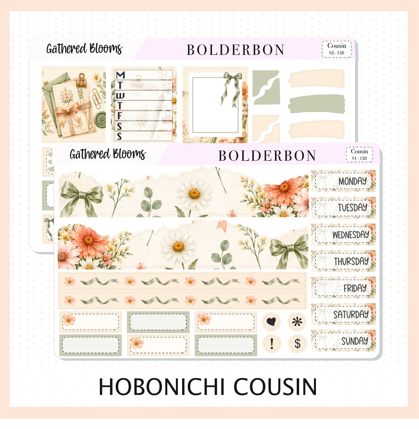 Gathered Blooms • Hobonichi Cousin