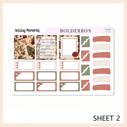 Holiday Memories • Hobonichi Cousin