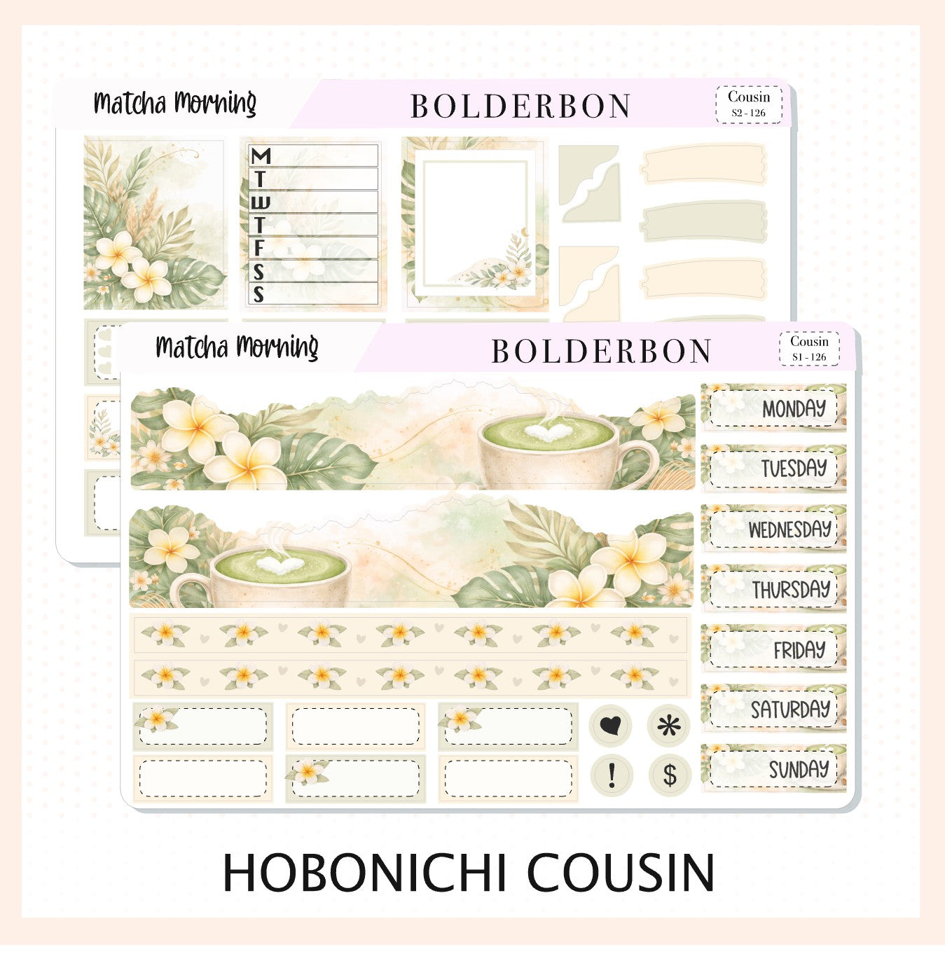 Matcha Morning • Hobonichi Cousin