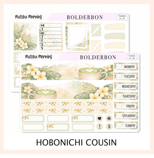 Matcha Morning • Hobonichi Cousin