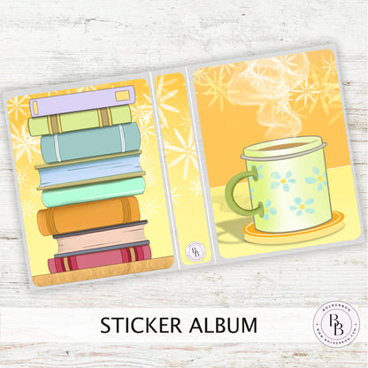 COFFEE BOOK LOVER || Sleeve Sticker Album