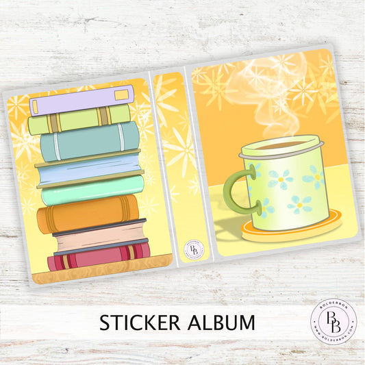 COFFEE BOOK LOVER || Sleeve Sticker Album