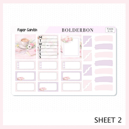 PAPER GARDEN || A5 Hobonichi Cousin Planner Sticker Kit