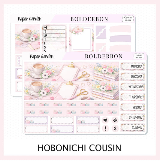 PAPER GARDEN || A5 Hobonichi Cousin Planner Sticker Kit