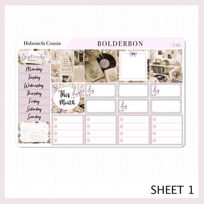 September • Hobonichi Cousin