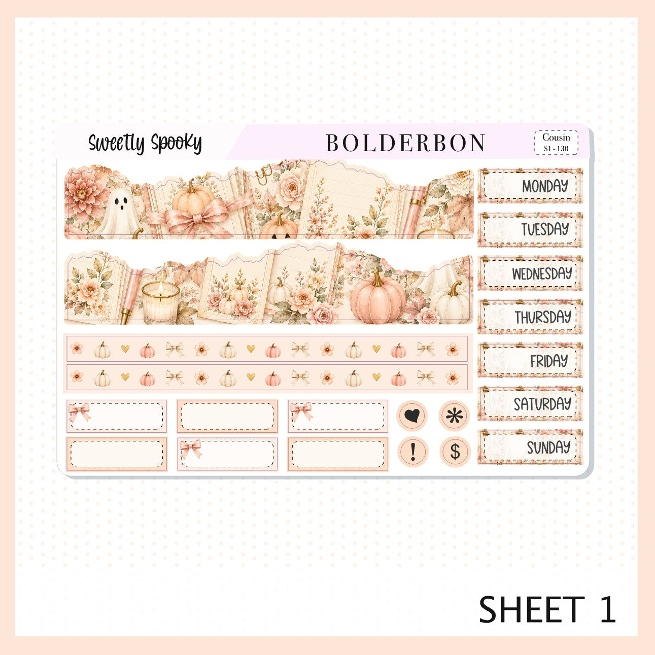 Sweetly Spooky • Hobonichi Cousin
