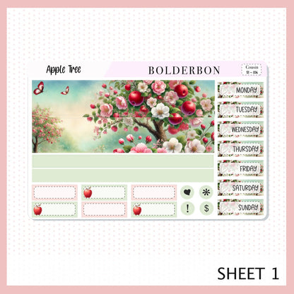 APPLE TREE Hobonichi Cousin || Planner Sticker Kit