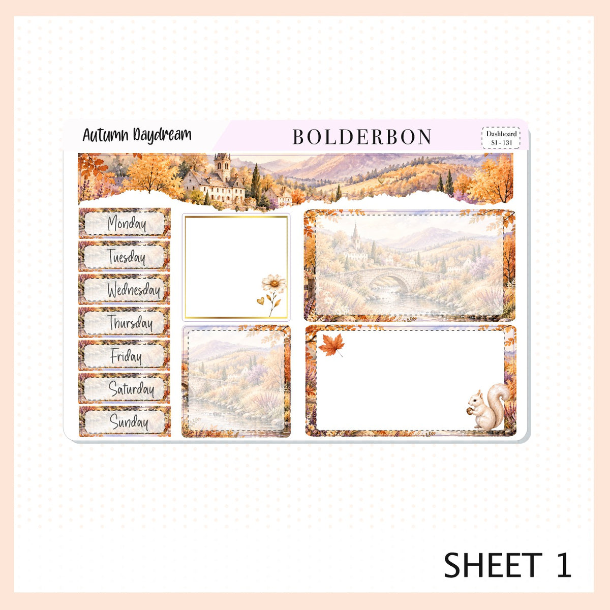 Autumn Daydream • 7x9 EC Dashboard