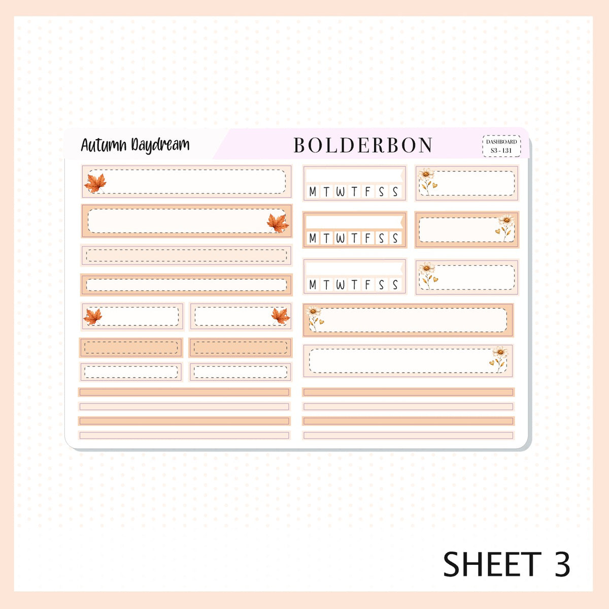 Autumn Daydream • 7x9 EC Dashboard