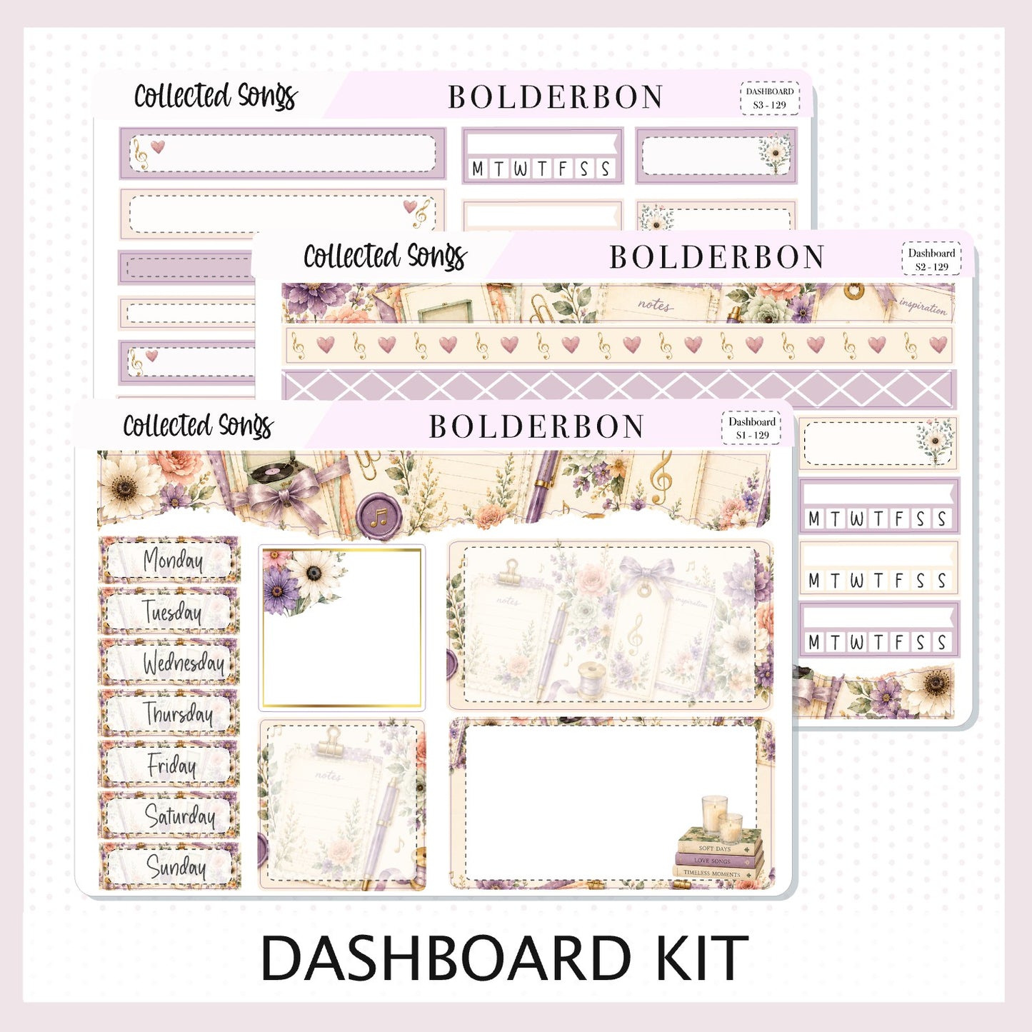 Collected Songs • 7x9 EC Dashboard