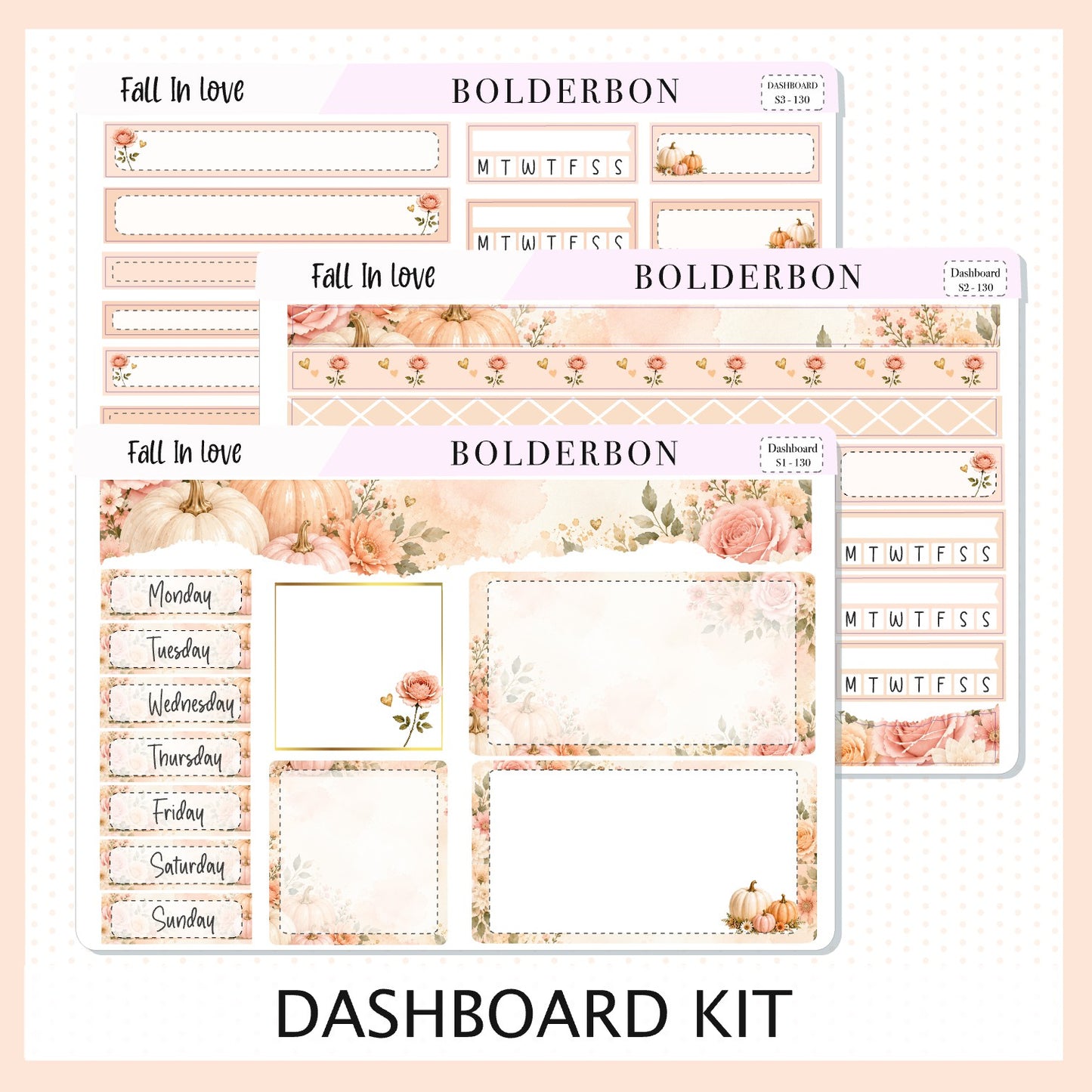 Fall In Love • 7x9 EC Dashboard