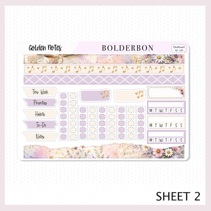 Golden Notes • 7x9 EC Dashboard