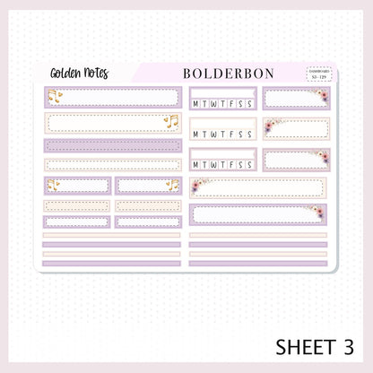 Golden Notes • 7x9 EC Dashboard