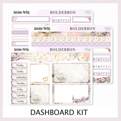 Golden Notes • 7x9 EC Dashboard