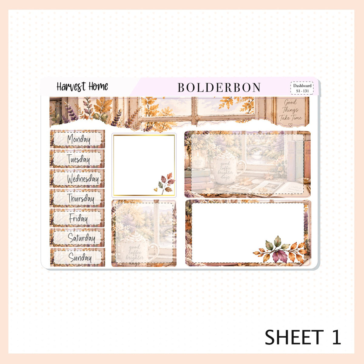 Harvest Home • 7x9 EC Dashboard