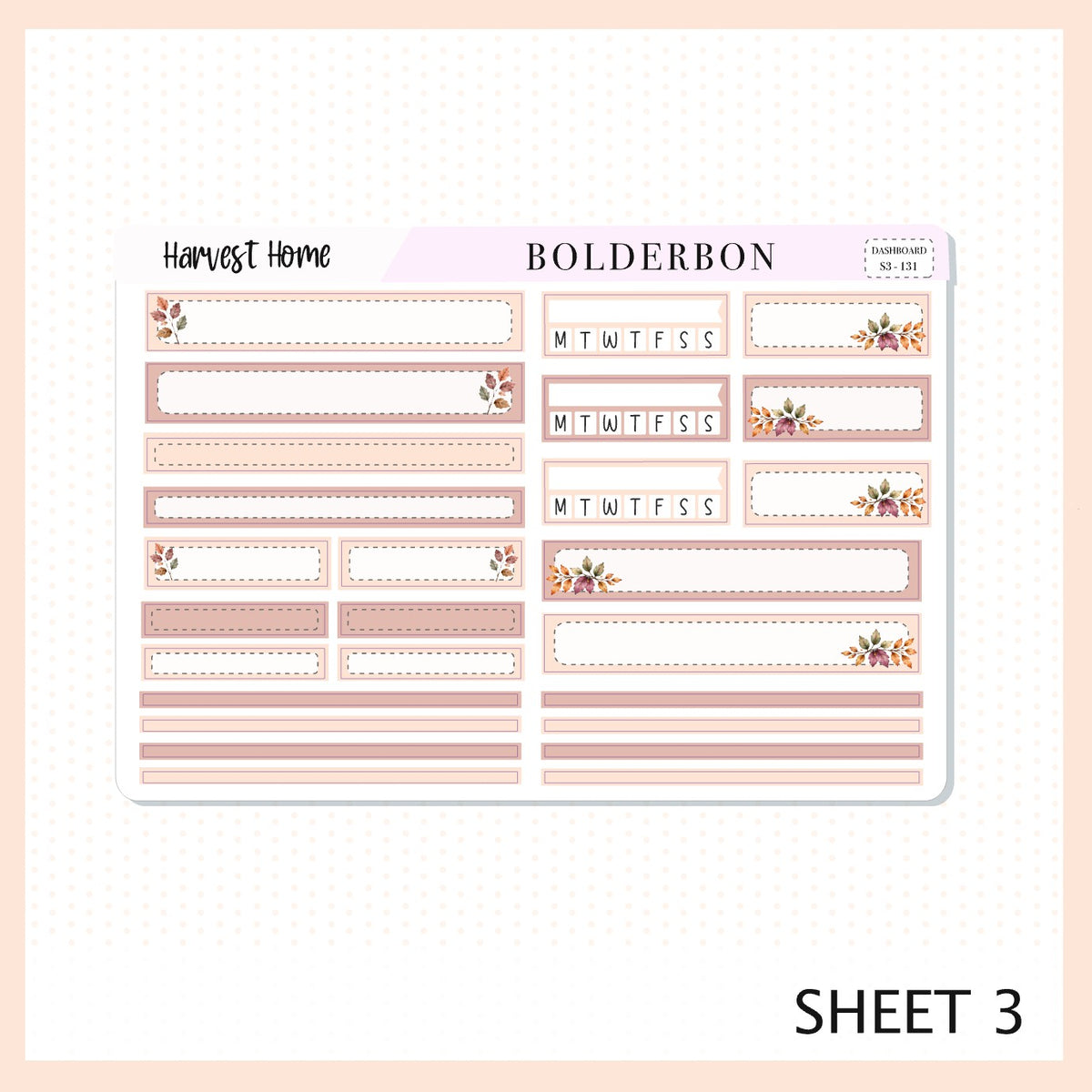 Harvest Home • 7x9 EC Dashboard