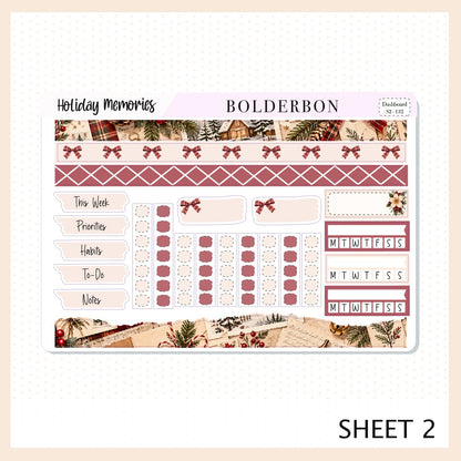 Holiday Memories • 7x9 EC Dashboard