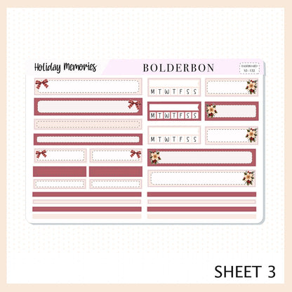 Holiday Memories • 7x9 EC Dashboard