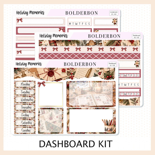 Holiday Memories • 7x9 EC Dashboard