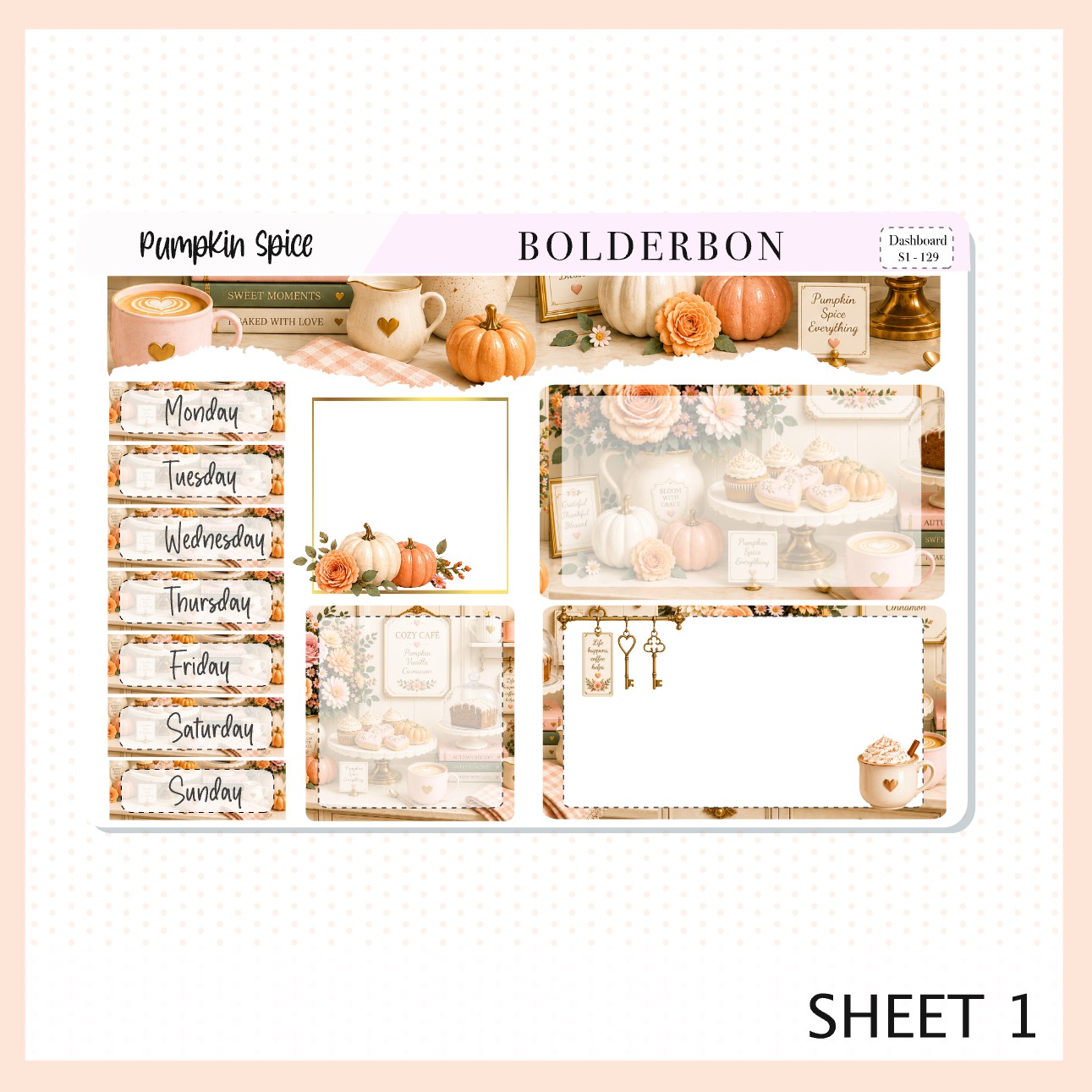 Pumpkin Spice• 7x9 EC Dashboard