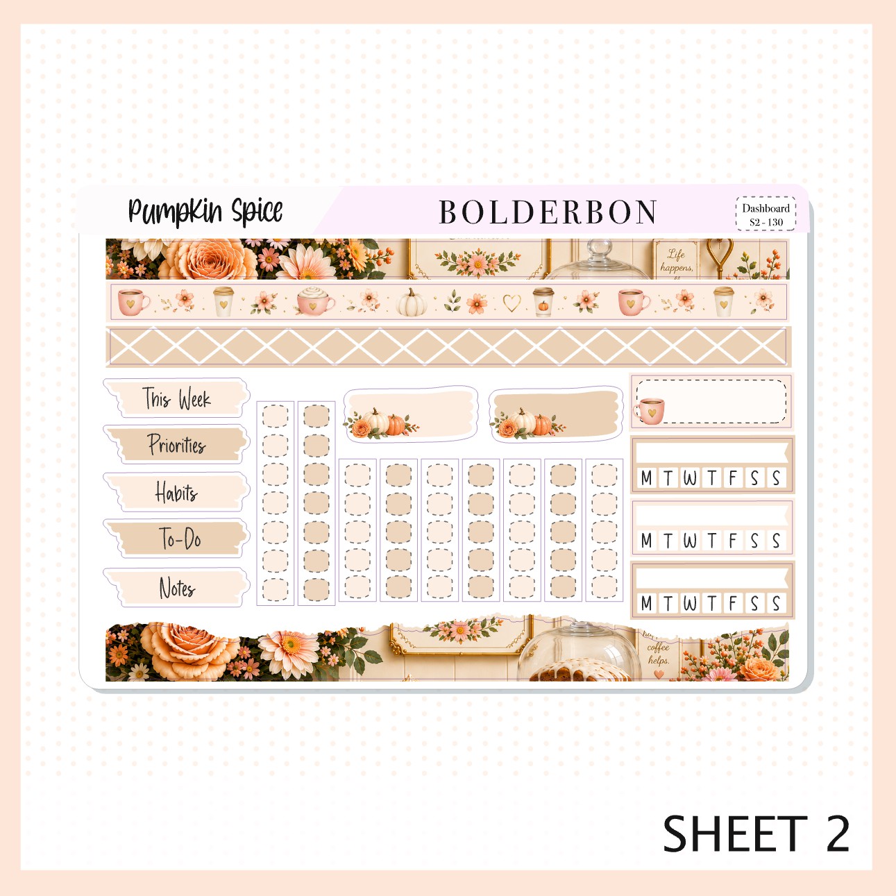 Pumpkin Spice• 7x9 EC Dashboard
