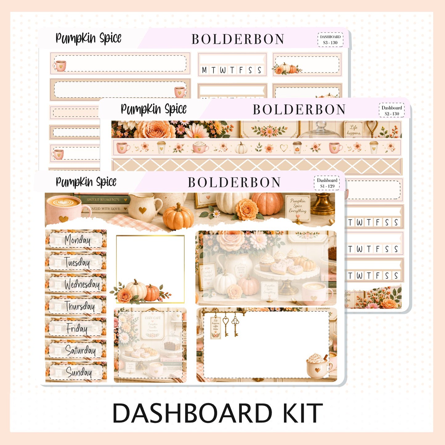 Pumpkin Spice• 7x9 EC Dashboard