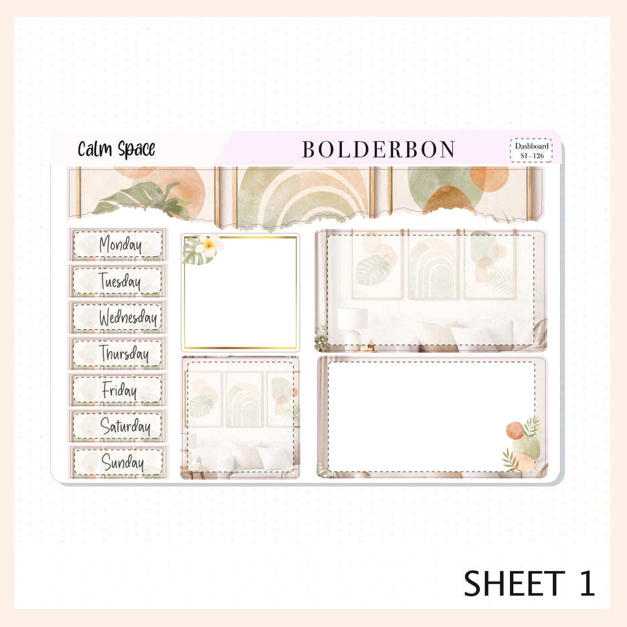 Calm Space • 7x9 EC Dashboard